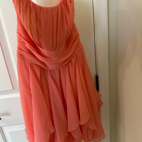Davids bridal Peach dress - Picture 2 of 3
